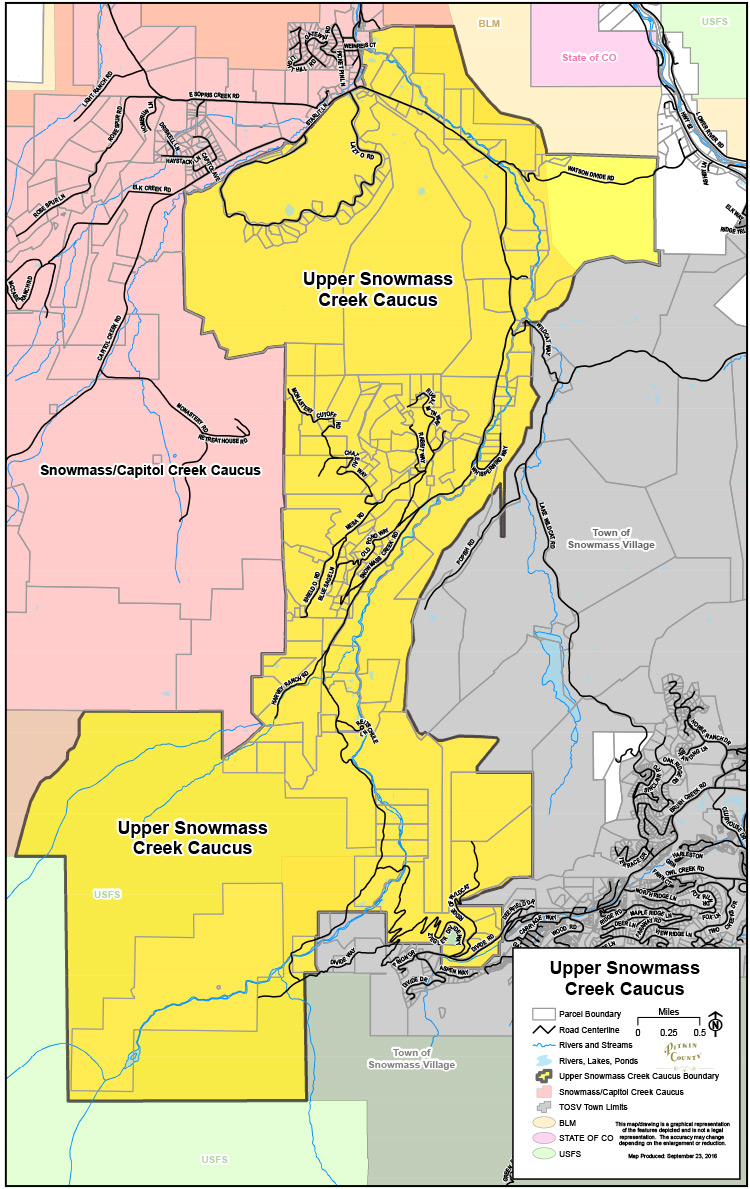 Pitkin County Zoning Map Maps - Pitkin County | Upper Snowmass Creek Caucus